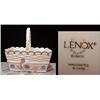 Decorative Lenox basket standing 6 tall.  No chip