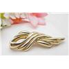 14kt yellow gold fluted pin 41mm long 6.3gr