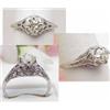 Antique filigree diamond ring approx .70Ct Clarit