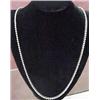 14kt white gold diamond necklace 175 round diamonds 19.