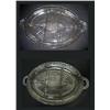 Image 1 : Mayfair depression glass handled, divided server 