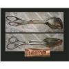 Image 1 : .80%silver serving tongs weighing 2oz  Tongs have