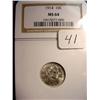 Image 1 : 1914 Barber Dime  NGC  MS 64