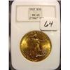 1927 $20.00 Saint Gaudens Gold Coin  NGC  MS 63