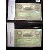 Image 1 : (2) Bank of Spain Isle of Cuba 10 Diez Currency N