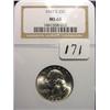 Image 1 : 1947-S Washington Quarter  NGC MS 66