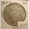 Image 1 : 1904-O Morgan Silver Dollar  BU