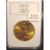 Image 1 : 1927 $20.00 Saint Gaudens Gold Coin  NGC  MS 63