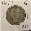 Image 1 : 1904-S Barber Half Dollar  G