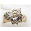Image 1 : Lady's 14kt two-tone diamond ring .52Ctw 3.7gr  a