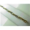 Image 1 : 14kt two-tone bracelet 8" 23.7gr