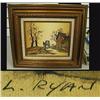 Image 1 : Canvas print of a horse and buggy framed size is 