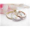 Image 1 : Set of three stacking diamond rings 1Ctw 14kt whi