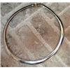 Image 1 : Sterling silver omega necklace 10mm 16