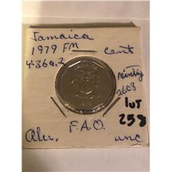 Rare 1979  FM Jamaica Cent UNC High Grade