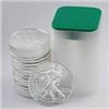 Image 1 : Roll of 20 Total 2011 Silver Eagles BU in Container