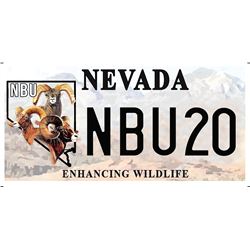 NBU Nevada License Plates (NBU20 and 20NBU)