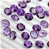 Image 1 : Amethyst Oval Cut 4x5mm Loose Gemstone 100 Pieces Lot