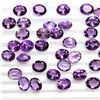 Image 2 : Amethyst Oval Cut 4x5mm Loose Gemstone 100 Pieces Lot