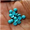 Image 3 : Natural Turquoise 6 MM Round Loose Cabochon Gemstone 100 Pieces Lot