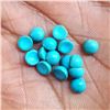 Image 2 : Natural Turquoise 4 MM Round Loose Cabochon Gemstone 100 Pieces Lot