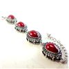 Image 3 : TURQUOISE GEMSTONE SILVER PLATED BRACELET ADJUSTABLE