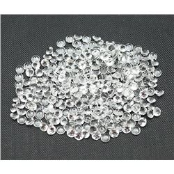 Natural White Topaz Round Cut 4 mm Loose Gemstone 100 Pieces Lot