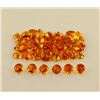 Image 1 : NATURAL GOLDEN CITRINE 6 MM ROUND CUT FACETED LOOSE GEMSTONE 50 PIECES LOT
