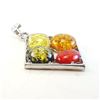 Image 2 : BALTIC AMBER GEMSTONE SILVER PLATED PENDANT JEWELRY