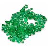 Image 3 : WHOLESALE LOT NATURAL EMERALD 3 MM TO 6.50 MM ROUND CUT FACETED LOOSE GEMSTONE