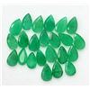 Image 2 : Natural Emerald 3x5 MM Pear Cut Green Loose Gemstone 100 Pieces Lot