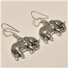 Image 1 : VINTAGE SILVER PLATED ANTIQUE DESIGNER HANDMADE EARRING JEWELRY