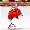 Image 2 : BALTIC AMBER GEMSTONE SILVER PLATED PENDANT JEWELRY