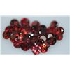 Image 1 : Red Garnet Round Cut 3x3mm Loose Gemstone 100 Pieces Lot