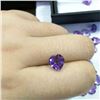 Image 4 : NATURAL PURPLE AMETHYST 4X4 MM HEART CUT FACETED LOOSE GEMSTONE 100 PIECES LOT