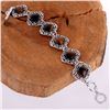 Image 2 : TIGER'S EYE GEMSTONE SILVER PLATED HANDMADE BRACELET