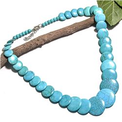 TURQUOISE GEMSTONE NECKLACE JEWELRY