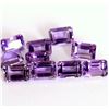 Image 3 : Amethyst Octagon Cut 10x8mm Loose Gemstone 25 Pieces Lot
