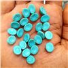 Image 2 : Natural Turquoise 8x10 MM Oval Loose Cabochon Gemstone 100 Pieces Lot