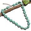 Image 1 : TURQUOISE GEMSTONE NECKLACE JEWELRY