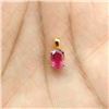 Image 2 : NATURAL RED RUBY GEMSTONE 14 KT YELLOW GOLD HANDMADE PENDANT JEWELRY 3.40 Cts