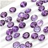 Image 1 : Amethyst Oval Cut 8x10mm Loose Gemstone 100 Pieces Lot