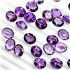 Image 3 : Amethyst Oval Cut 8x10mm Loose Gemstone 100 Pieces Lot