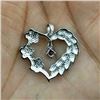 Image 3 : RED RUBY GEMSTONE 92.5 STERLING SILVER HEART HANDMADE PENDANT