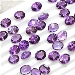 Amethyst Oval Cut 9x11mm Loose Gemstone 15 Pieces Lot