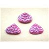 Image 1 : Beautiful Hand Carved Ruby Pear Shape Gemstone 3 Piece Lot