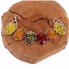 Image 2 : BALTIC AMBER GEMSTONE SILVER PLATED HANDMADE BRACELET