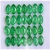 Image 1 : Natural Emerald 2.5x5 MM Marquise Cut Green Loose Gemstone 100 Pieces Lot