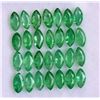 Image 3 : Natural Emerald 2.5x5 MM Marquise Cut Green Loose Gemstone 100 Pieces Lot