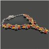 Image 3 : BALTIC AMBER GEMSTONE SILVER PLATED HANDMADE NECKLACE